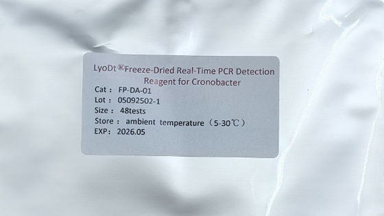 Bộ dụng cụ xét nghiệm nhanh an toàn thực phẩm với ống PCR đã được phân phối sẵn để phát hiện nhanh và tiện lợi vi khuẩn Cronobacter trong các sản phẩm thực phẩm